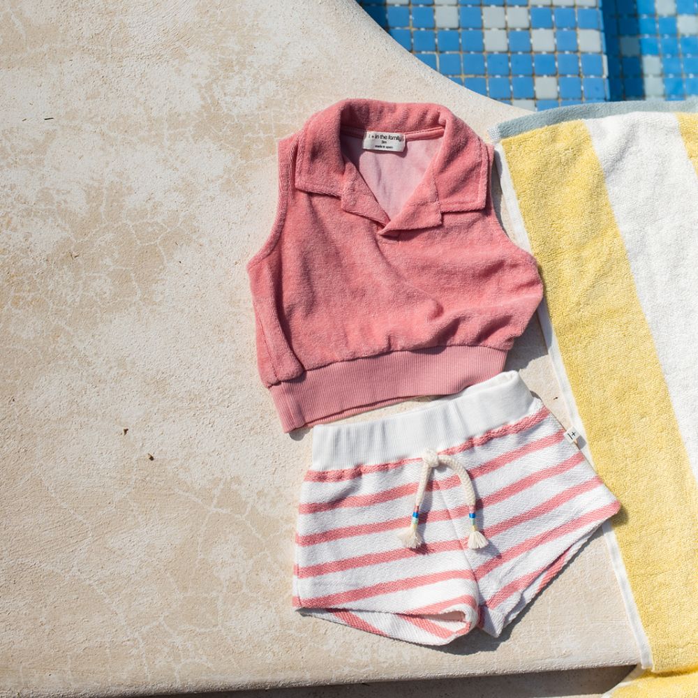 1 + in the Family SELVA TERRY Polo Vest