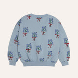 The Campamento Bouquets Light Blue Sweatshirt