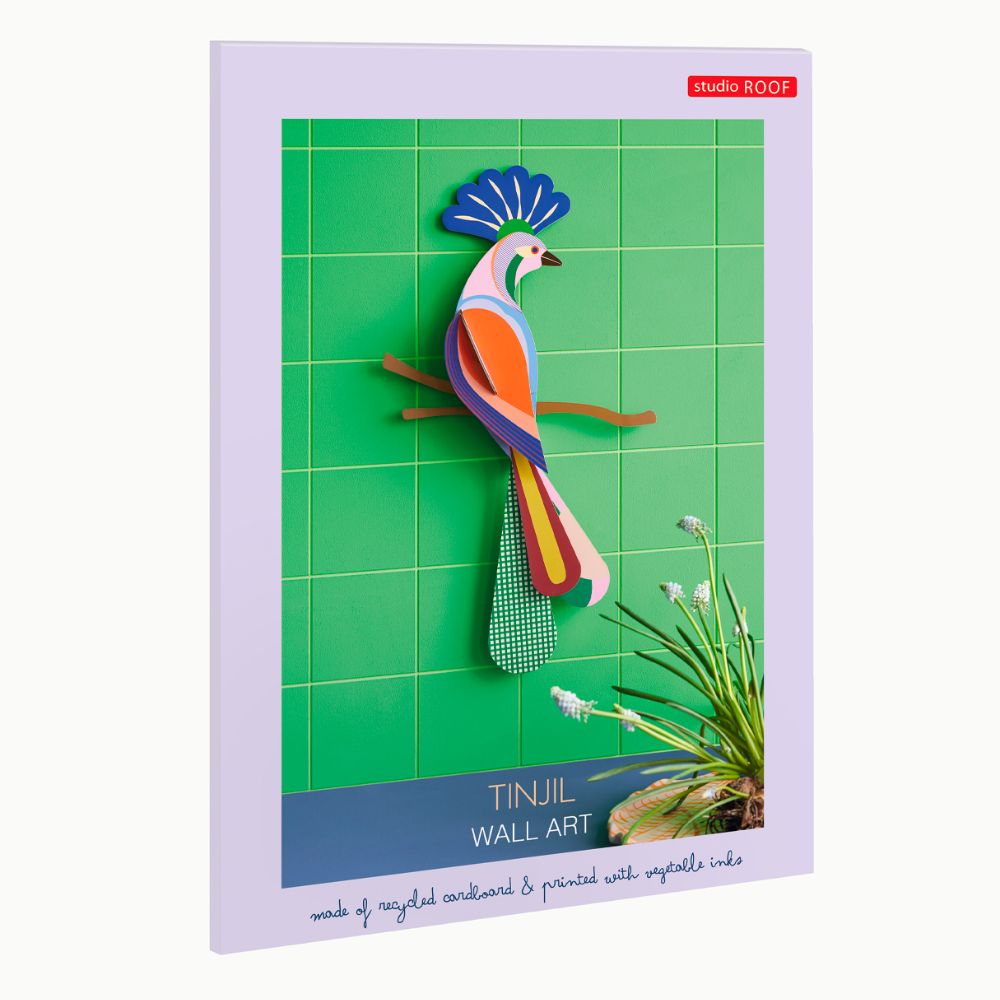 DIY 3D  Wall Decoration Bird Tinjil