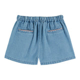 Emile & Ida Embroidered Denim Short
