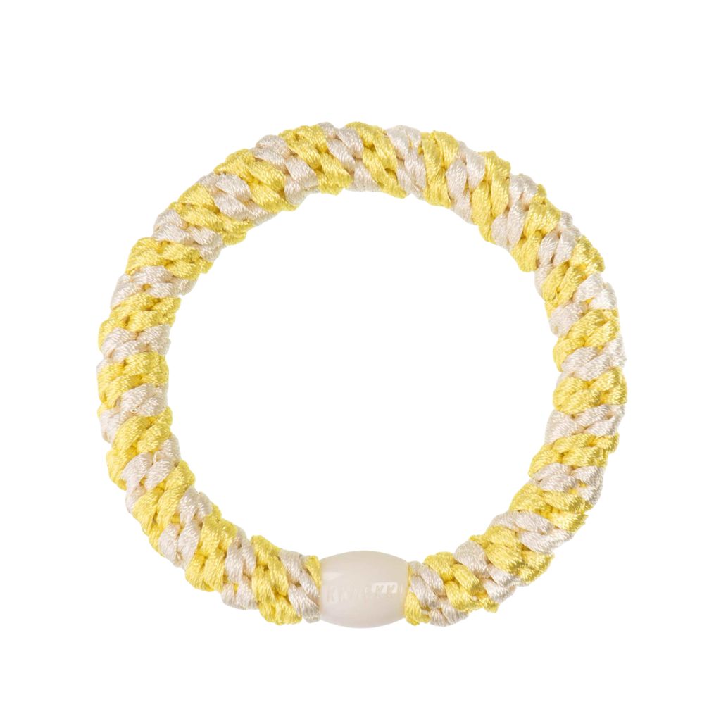 Kknekki Original Hair Tie Lemon Ivory Stripe
