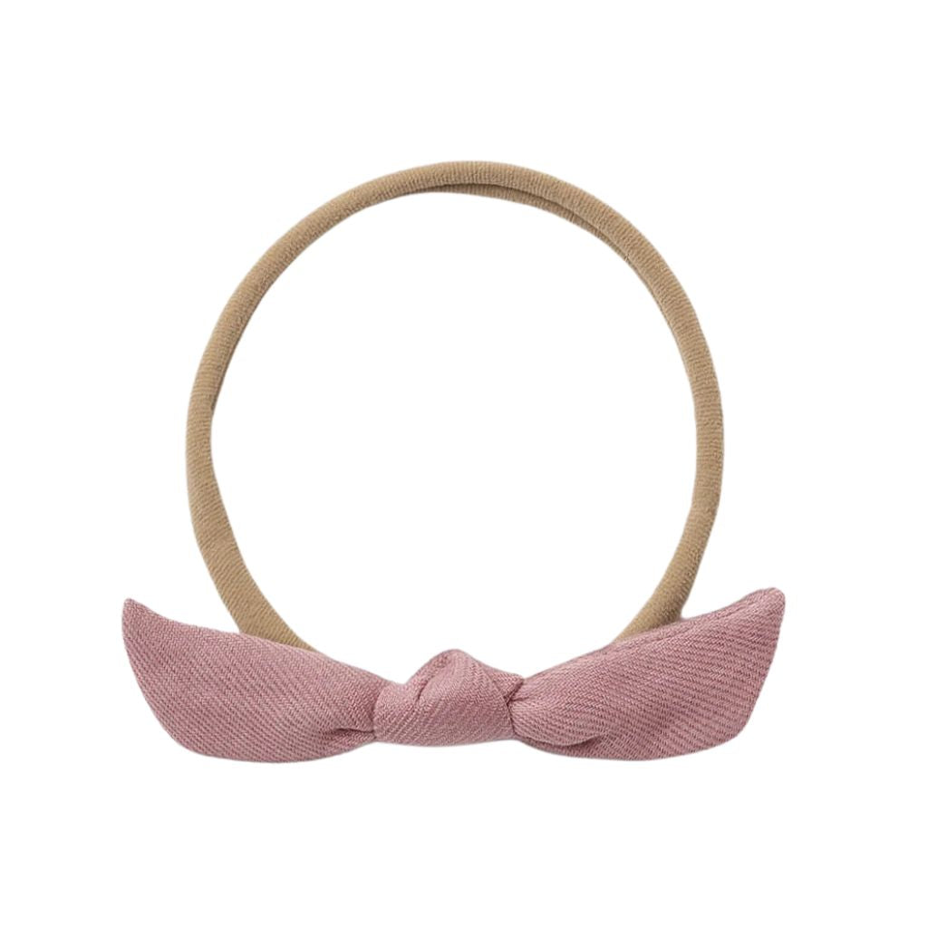 Quincy Mae Little Knot Headband Mulberry BEIGE-OS