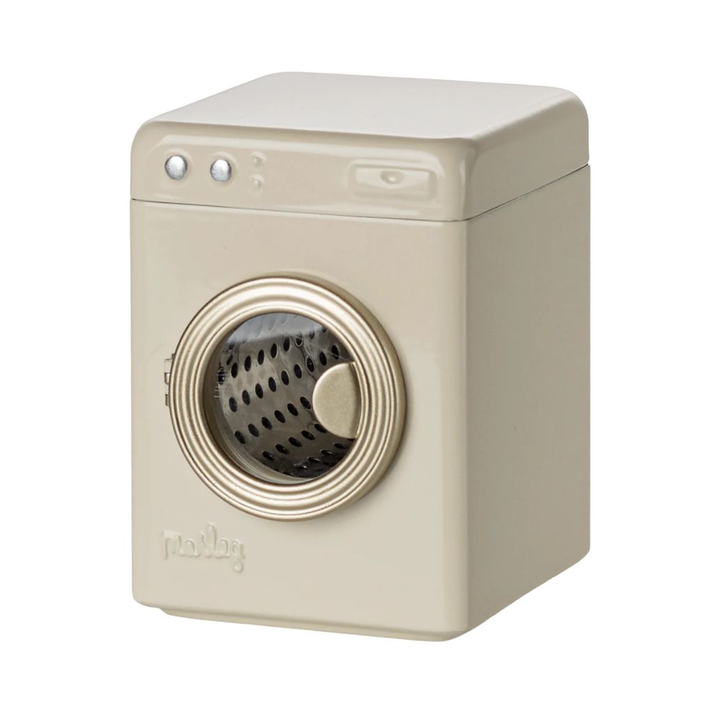 Maileg Washing Machine, Mouse - Off White