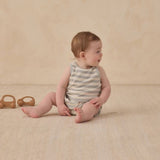 Quincy Mae Terry Tank and Short Set Sky Stripe