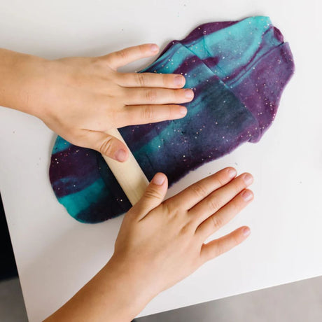 Natural Play Dough- Glitter Cosmic