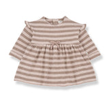 1 + in the family THEA Striped Fleece Dress