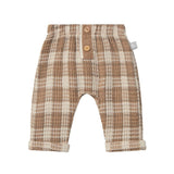 Snug Plaid Pants