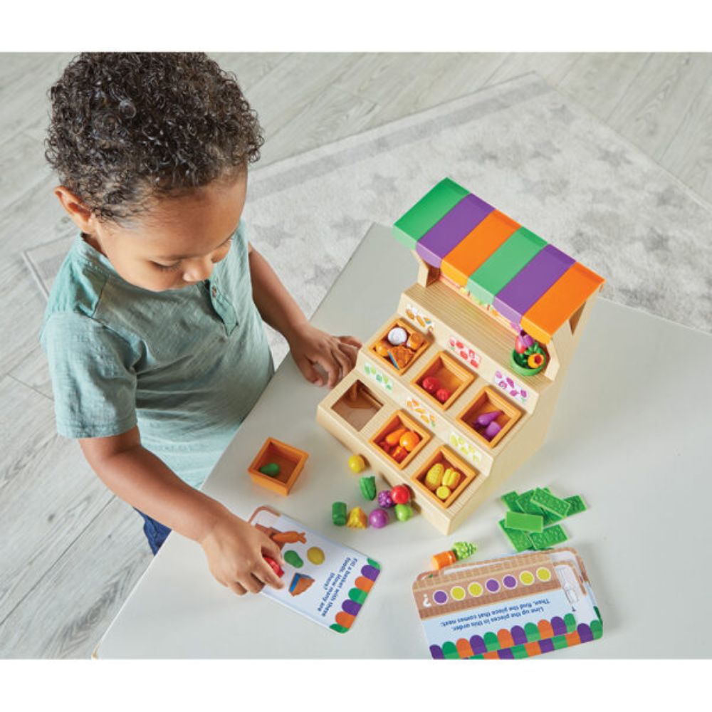 Learning Resources Mini Farmstand Sorting Set