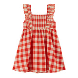 Emile & Ida Robe Brodee Carreau