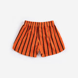 Bobo Choses Striped Brick terry cloth shorts