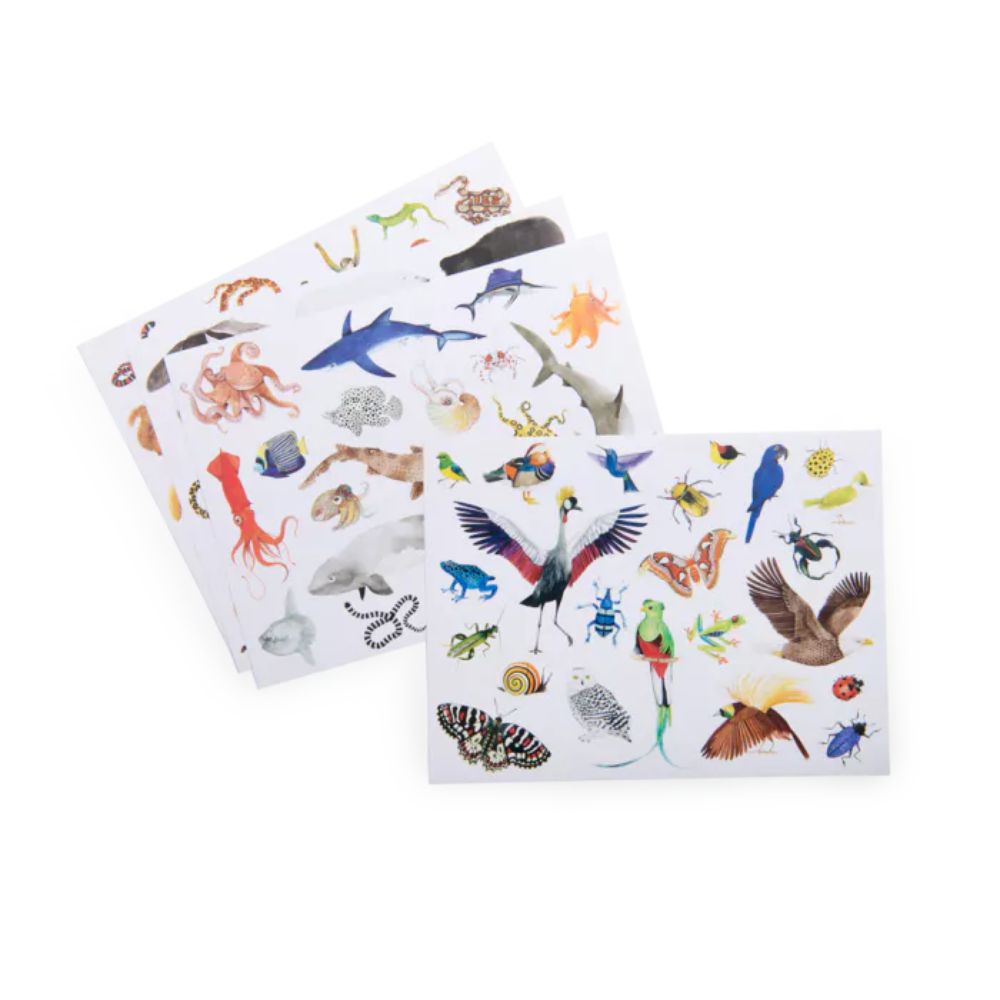 Moulin Roty Tout Autour Du Monde 78 Stickers - Animal of the World