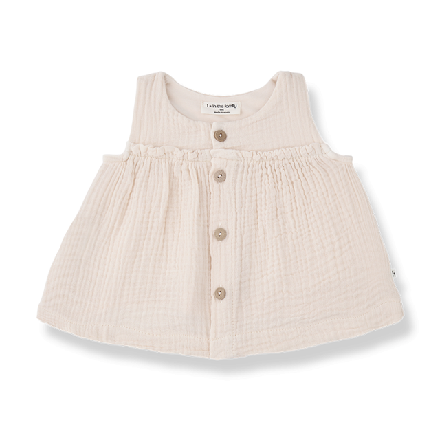 1 + in the family LINA Newborn Muslin Dress N