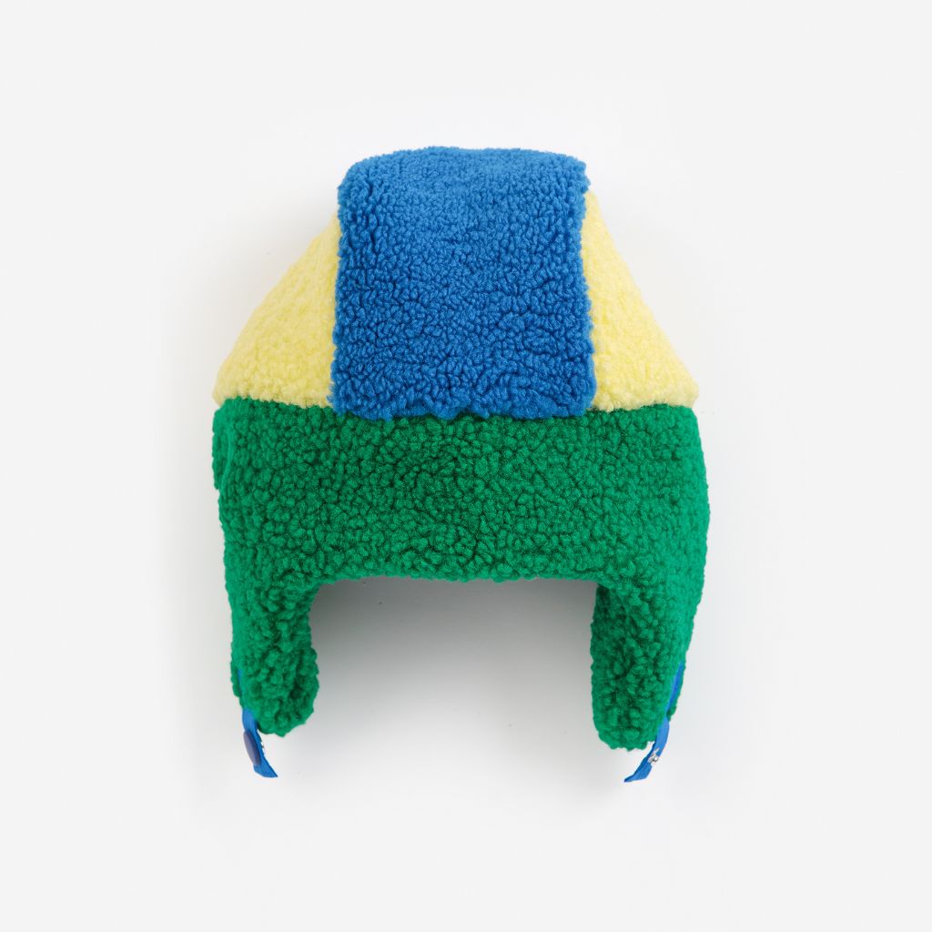 Bobo Choses Bobo Choses Color Block Sheepskin Chapka B