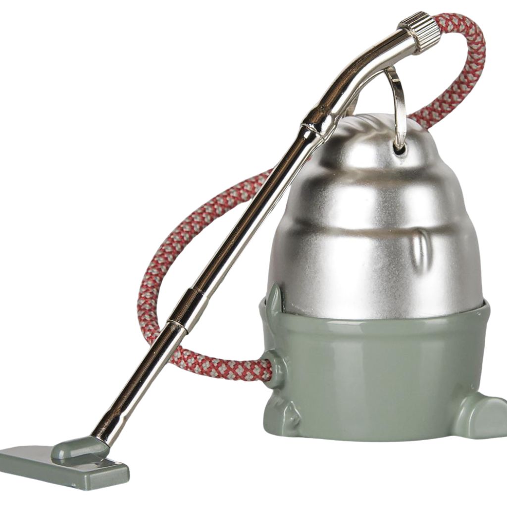 Maileg Vacuum cleaner, Mouse - Dark mint