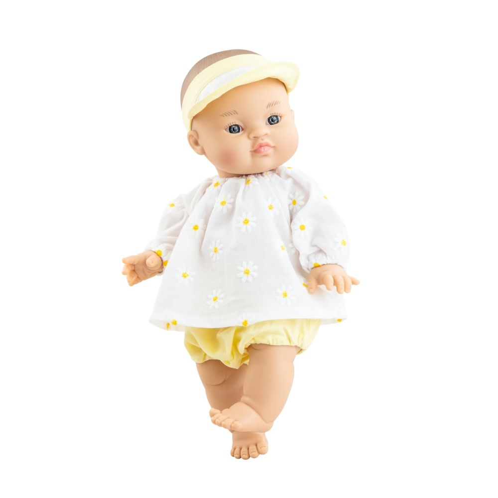 Paola Reina Baby Gordis - Johana with daisy blouse and cap