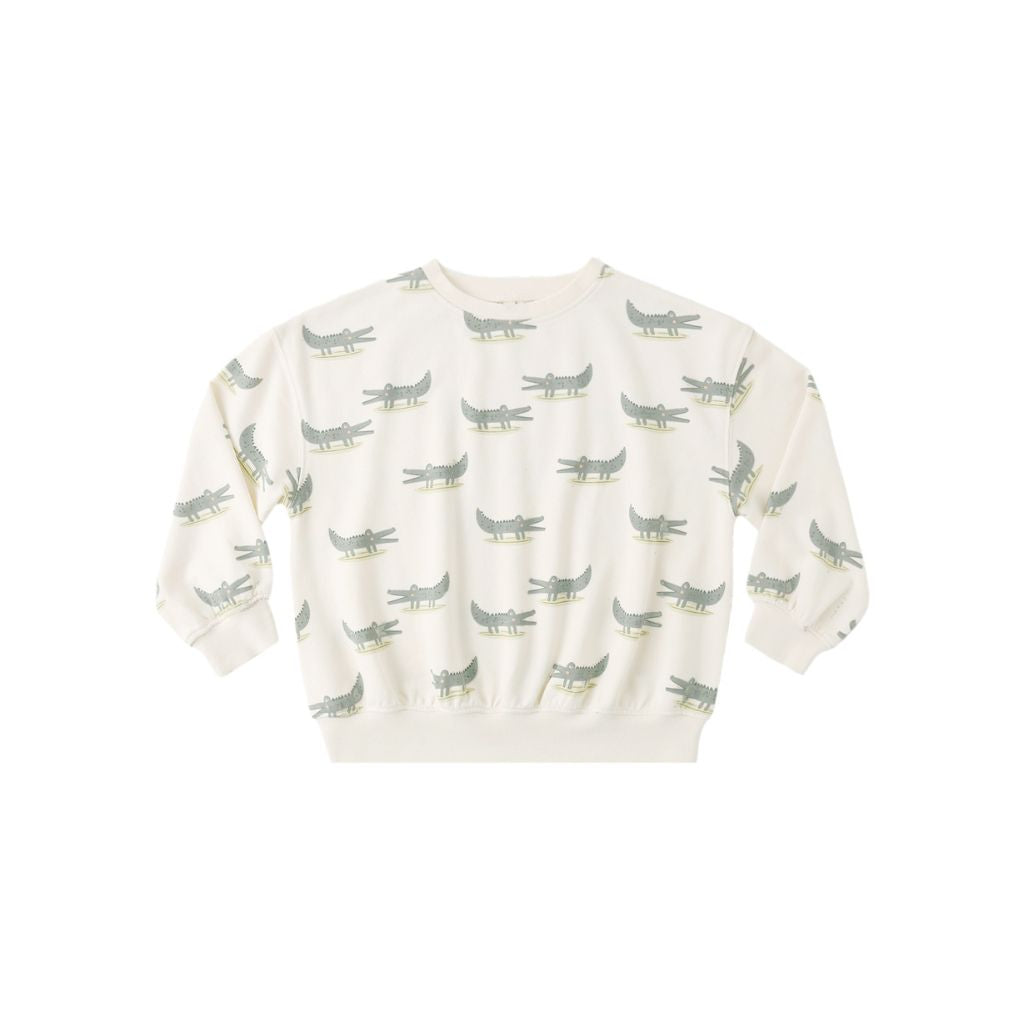 Rylee + Cru Relaxed Sweatshirt Alligators