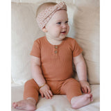 Quincy Mae Knotted Headband Blush