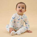 Mori Whale Two Way Zip Up Sleepsuit