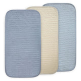 Mushie Changing Pad Liners - Blue Combo