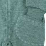 Engel Hooded Overall With Zipper Jade
