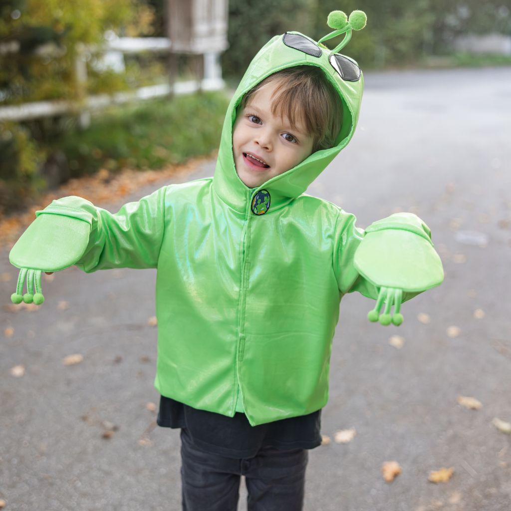Galaxy Invader Jacket with Hood, Size 5-6