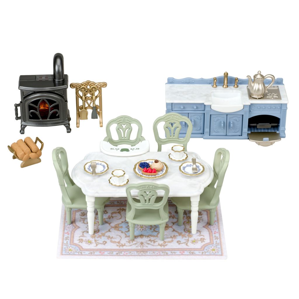 Calico Critters Elegant Dining Room