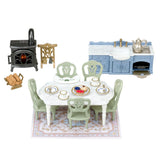 Calico Critters Elegant Dining Room