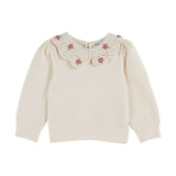 Emile & Ida Sweatshirt with Crochet Collar