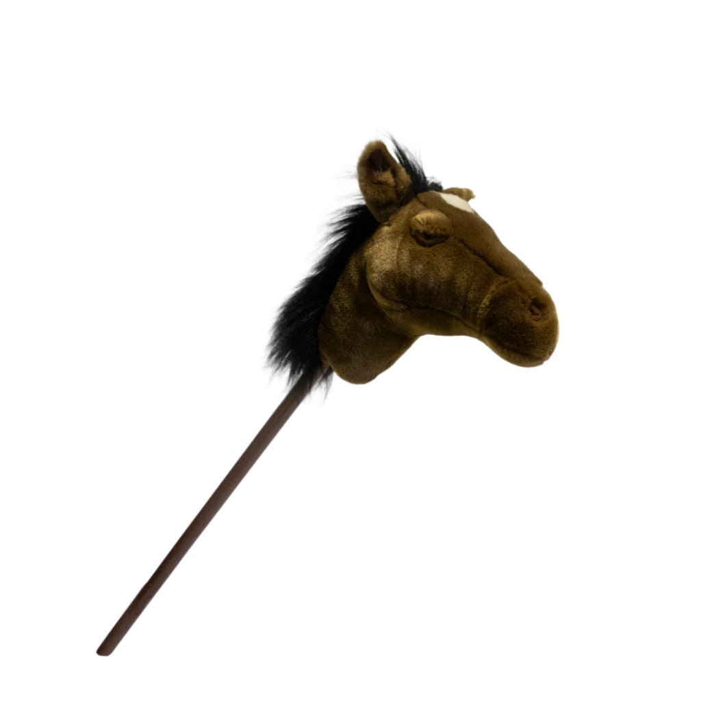 Wild & Soft Brown Horse Stick Animal