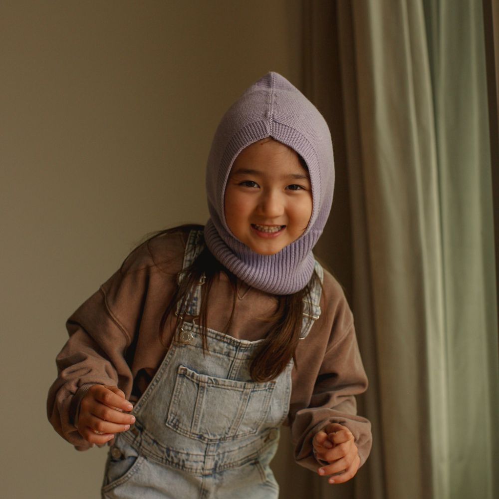 Hvid Eddy Balaclava Lilac