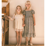 Noralee Celine Dress Embroidered Daisy