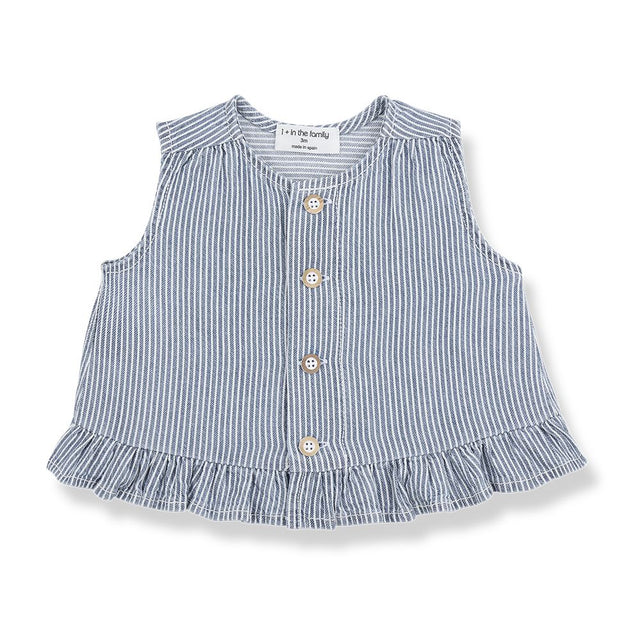1 + in the Family ALCUDIA Denim Button Top