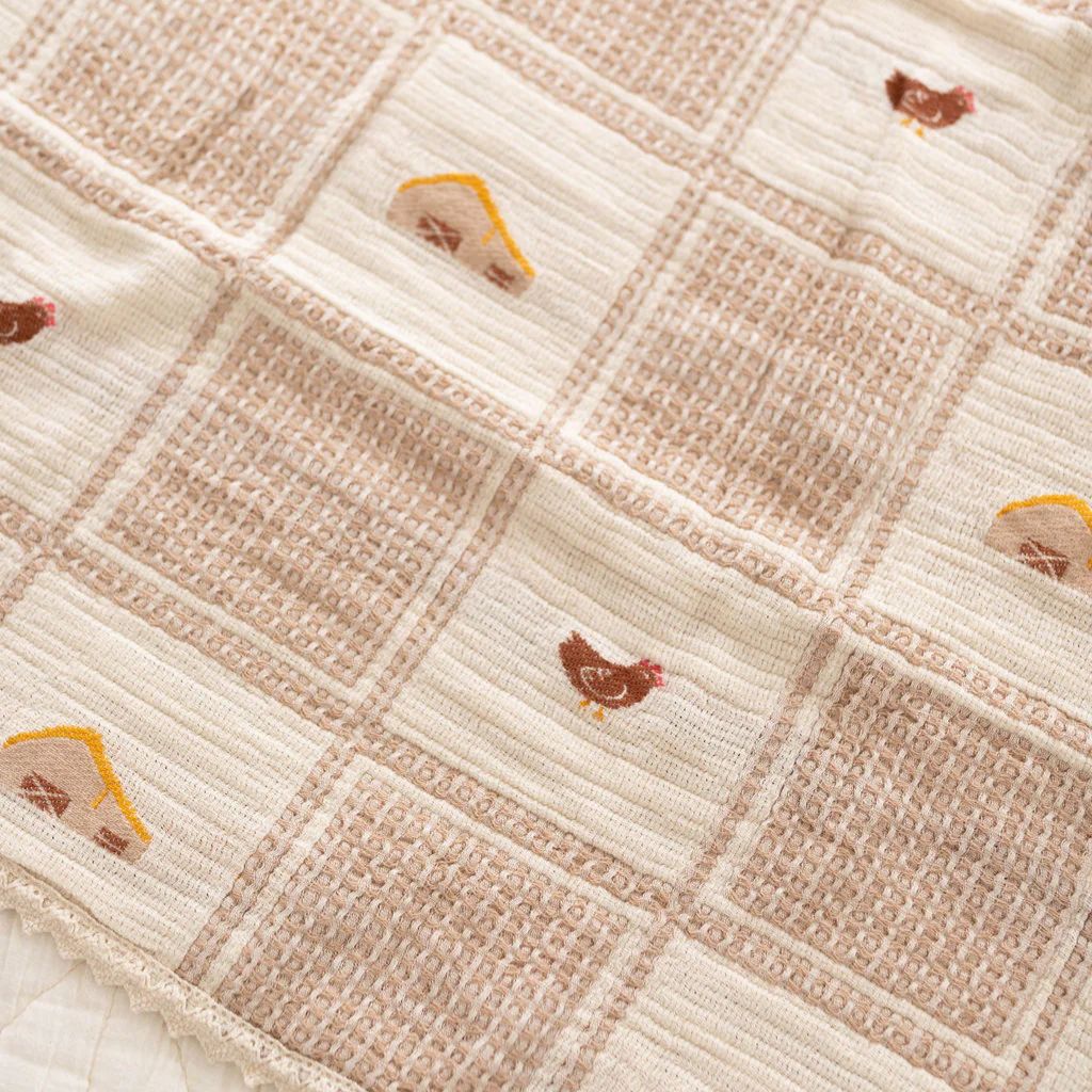 Patchwork Blanket - Farm