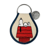 3P4 X Peanuts- Snoopy Doghouse Patch Keychain