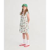 Bobo Choses Juicy Tomatoes all over ruffled dress