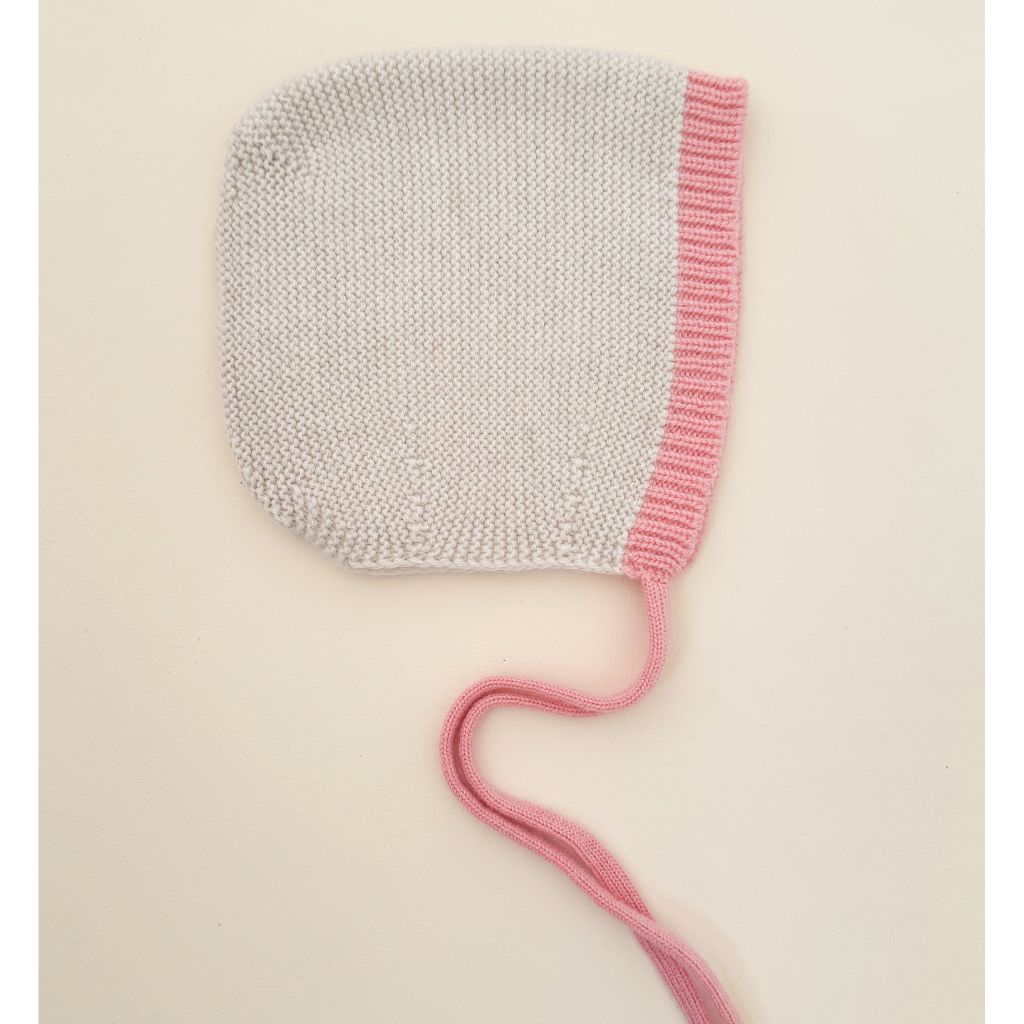 Hvid Bonnet Dolly Cream\Bubblegum