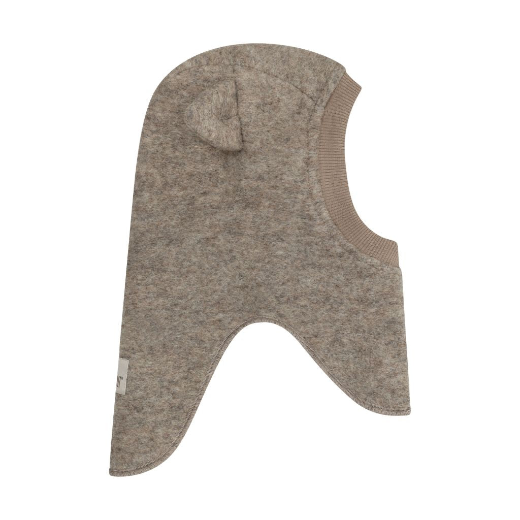 Huttelihut Balaclava Ears Wool Camel Melange