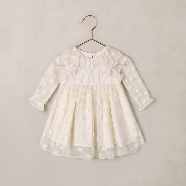 Noralee Celine Dress Embroidered Daisy