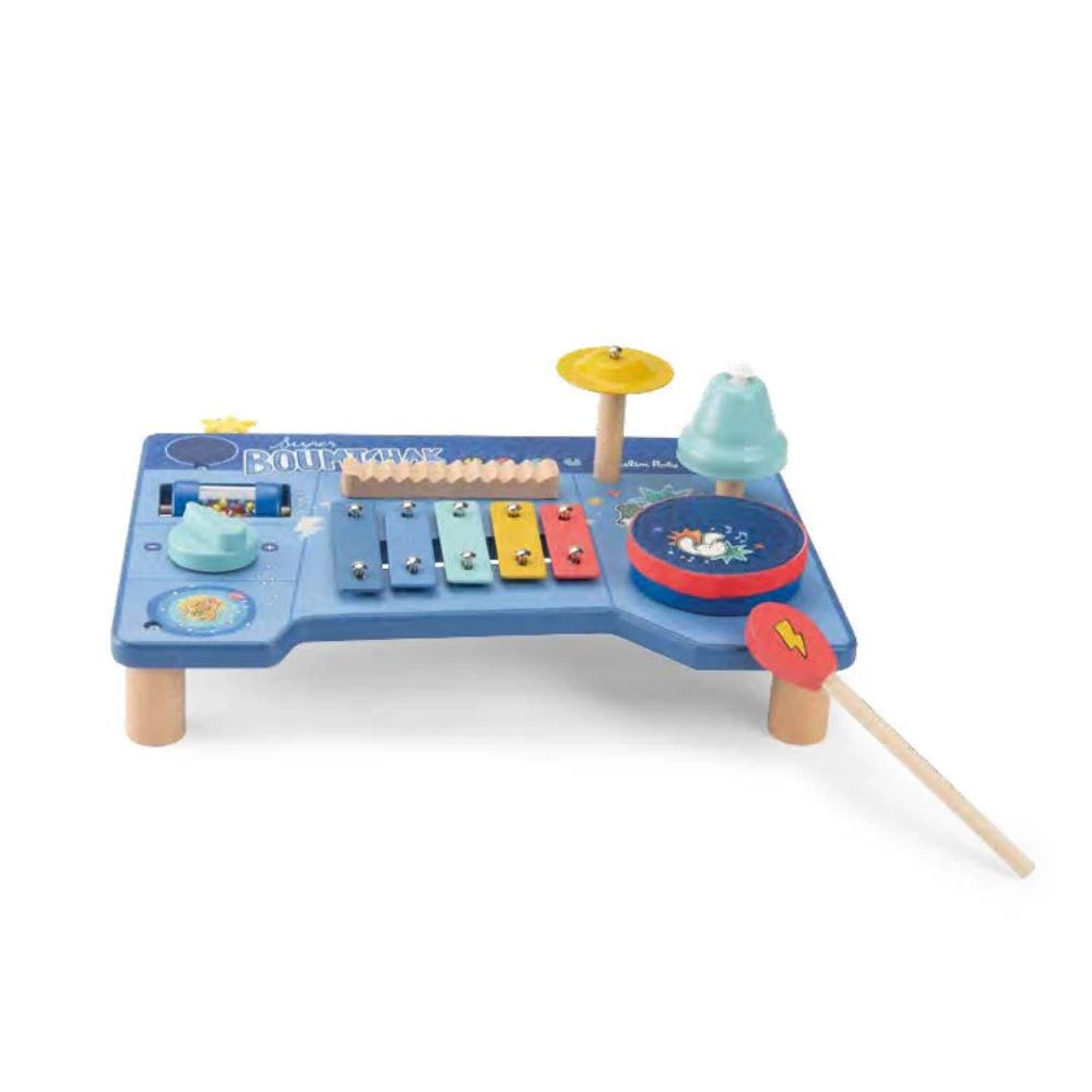 Moulin Roty Puce & Pilou - Multi-Activity Musical Table