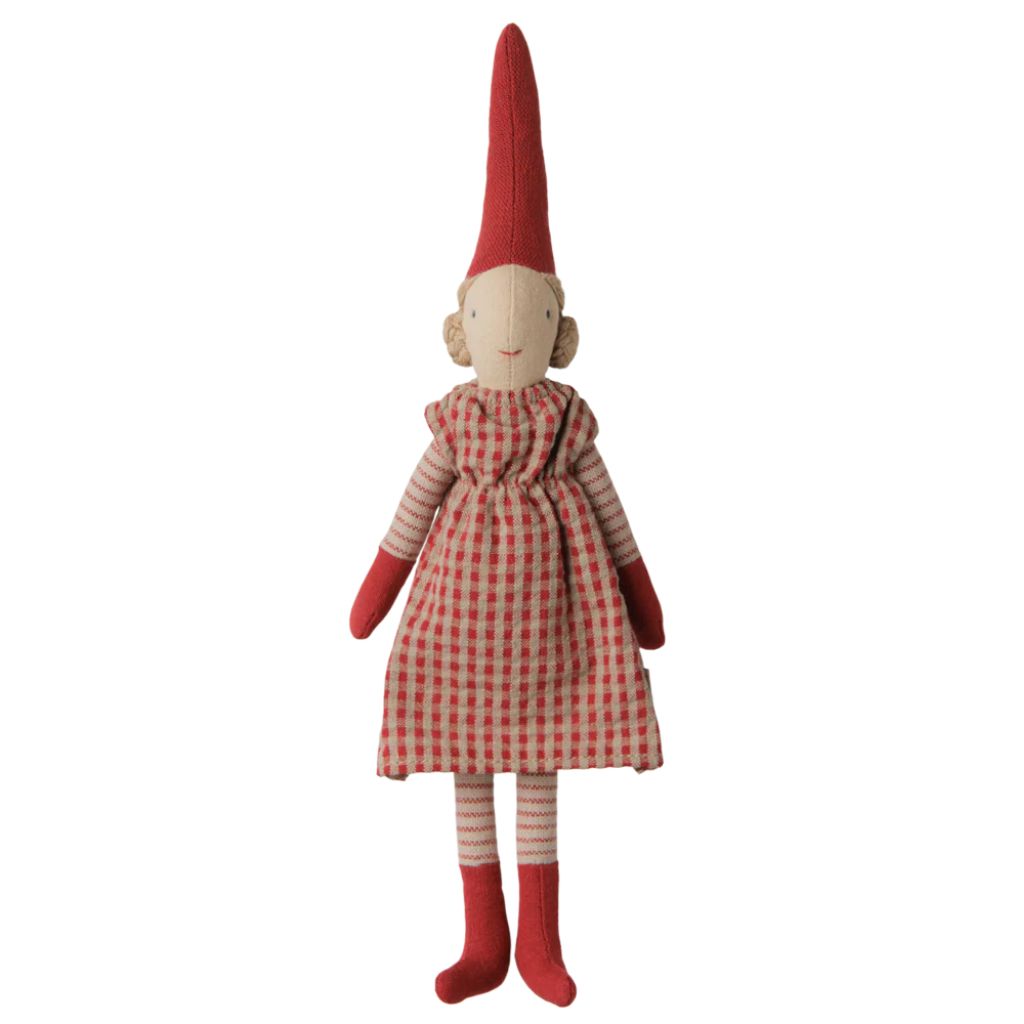 Maileg Pixy, Size 1 - Girl - Red dress