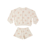 Rylee + Cru Summer Terry Set Sailor Bows