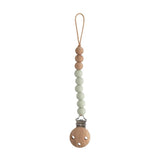 Mushie Pacifier Clip Eva - Sage