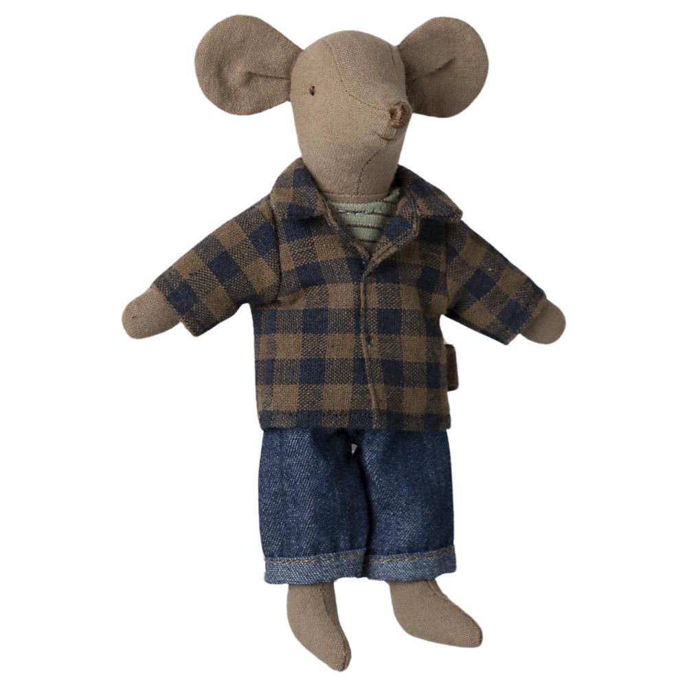 Maileg Dad mouse Light brown
