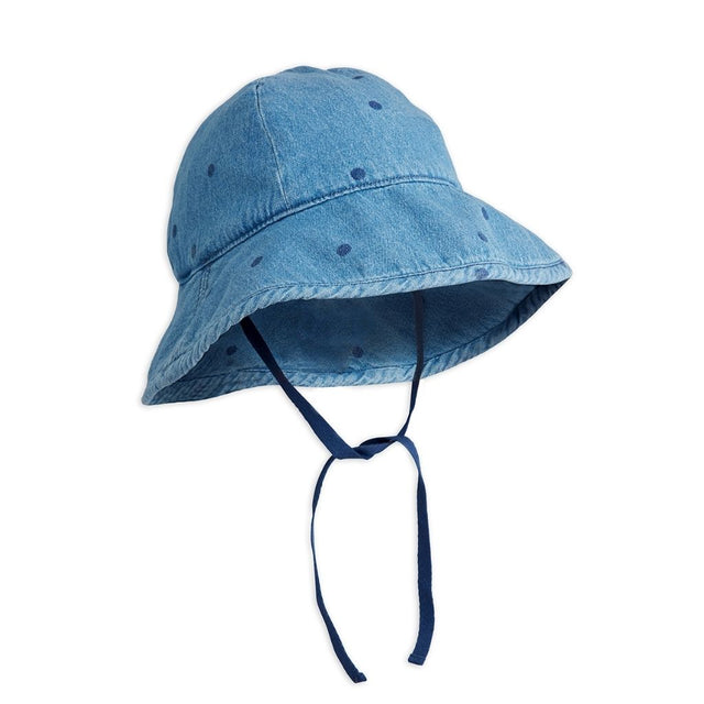 Mini Rodini LW Denim Dots AOP Sun Hat
