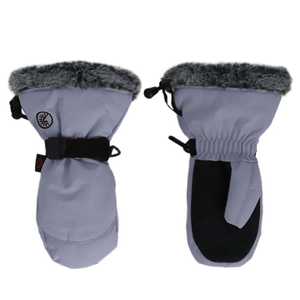 Calikids Waterproof Mitten Faux Fur Cuff