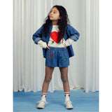 Mini Rodini Note EMB Lightweight Denim Shorts