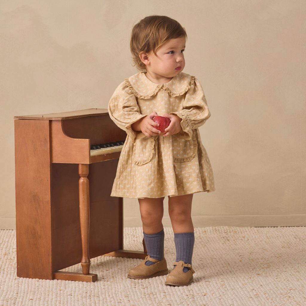 Quincy Mae Marisol Dress Butterscotch Floral