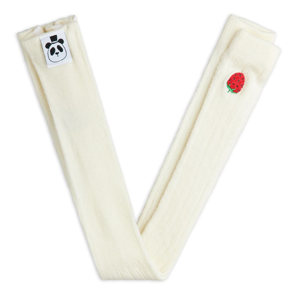 Mini Rodini Strawberry Pointelle Leggings