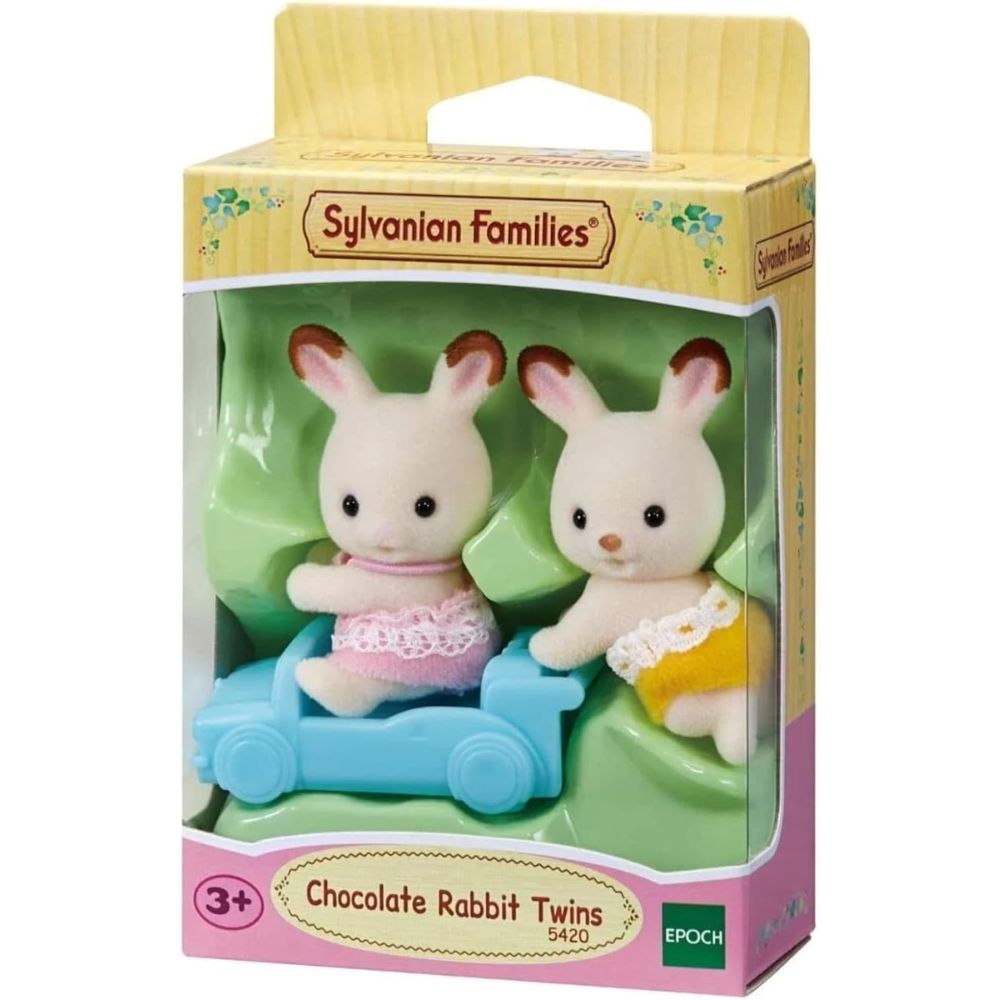 Calico Critters Chocolate Rabbit Twins