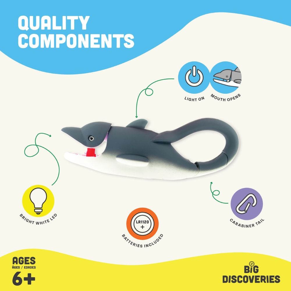 Lifelight Animal Carabiner Flashlight - Dolphin